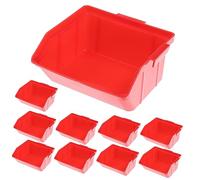 GETAJGHSD Boîte de Rangement Plastique Rouge de Organisateur Durable pour Outils et Accessoires pour Bijoux Médecine et Maintenance à Domicile