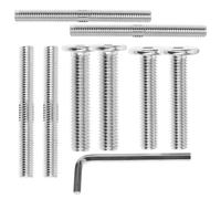 GETAJGHSD Boulons Filetés M8 M10 en Acier pour Griffoir, Kit Complet Clé Hexagonale, Fixation Stable pour Poteaux à Gratter