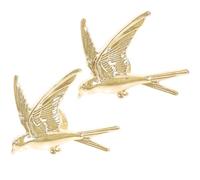 GETAJGHSD Boutons de Tiroir en Métal 2 Pièces Forme Oiseau 2.05X1.57 Pouces Poignées pour Portes Intérieures la Cuisine et Chambre