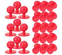 GETAJGHSD Boutons en Plastique Rouge et Remplacement Vêtements Professionnels Lot de 100 Faciles à Décorer pour Veste de Chef pour Couture