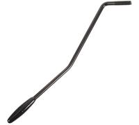 GETAJGHSD Bras Métal Noir Filetage 6mm pour Guitare Électrique, Système de Trémolo Simple Compatible Embout Plastique pour Performance Musicale