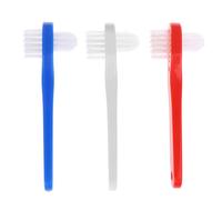 GETAJGHSD Brosse à Dents pour Prothèses Dentaires Adulte Brossette Médium Petite Tête Poignée Confortable pour Nettoyage Quotidien