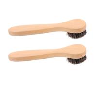 GETAJGHSD Brosse Visage Exfoliante 2 Pièces en Matériau Synthétique Manche Long pour Nettoyage en Profondeur des Pores et Formation de Mousse, pour Soin du Visage à Domicile