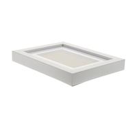 GETAJGHSD Cadre D’Exposition Blanc pour Médailles Sportives Vitrine Épaisse 3D, Présentoir Mural Vertical Compact, Porte-Badge et Cadre Photo Polyvalent pour Maison et Bureau, Coffret