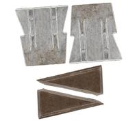 GETAJGHSD Cale en Fer Robuste pour Marteau Accessoire De Fixation De Manche Ensemble De 4 Pièces Installation Facile pour Menuisiers Et Artisans