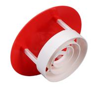 GETAJGHSD Chapeau de Cheminée Multifonction en Pvc Blanc, Couvre-vent Pluie Facile à Utiliser, Adapté pour Conduit de Cheminée 110-160 Mm, Design Pratique et Solide