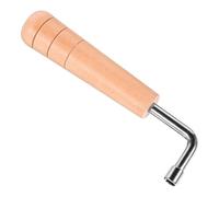 GETAJGHSD Accordage pour Harpe et Lyre, Levier Interne à Quatre Angles Manche en Bois, Marteau Métallique, Équipement Compact pour Musiciens Itinérants Accordant des Instruments à