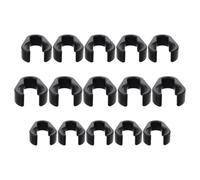 GETAJGHSD Clips de Câble Micro Organiseur de Câbles 15pcs en Plastique Noir, Serrage-câble pour Pied de Micro Résistance et Durabilité pour Usage en Studio
