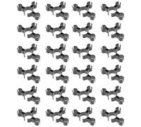 GETAJGHSD Clips de Sécurité Support Robuste et Fixé Solidement Lot de 24 en Plastique Noir pour Bouteilles de Vin pour Fêtes et Anniversaires
