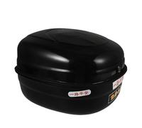 GETAJGHSD Coffre Arrière De Moto Petit Taille en Acier Noir Top Case Moto Et Vélos Électriques Rangement Étanche pour Accessoires De Deux-Roues