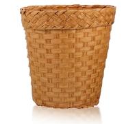 GETAJGHSD Corbeille à Papier en Osier Rotin 13 Litres Panier de Bureau et Salle de Bain pour Rangement Multifonction Couleur Aléatoire