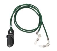 GETAJGHSD Cordon de Sécurité en Silicone Vert pour Appareils Auditifs Double Oreille, Lanière Anti-Chute Fixation Stable, Adapté aux Personnes Âgées Actives