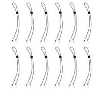 GETAJGHSD Cordons de Masque Réglables 12 Pièces Cordon Tissé pour Vélo et Course à Pied, Accessoires Anti-Vent pour Garçons, Filles et Adultes, Maintien Sûr pour Masques et Chapeaux