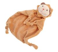 GETAJGHSD Couverture Apaisante Garçon Fille Lion Douce Serviette de Sécurité pour Nourrissons et Tout Petits pour Confort Jeu Lavable et Réutilisable
