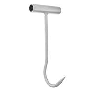 GETAJGHSD Crochet de Regard à Barre en T en Fer Galvanisé, Résistant aux Charges Lourdes, Outil Polyvalent pour Levage et Ouverture de Regards et Volets Roulants