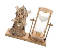 GETAJGHSD Décor Vintage de Sablier et Phare en Plastique et Verre, Ornement Artisanal Créatif pour Bureau ou Chambre Design Stable et Gain de Place