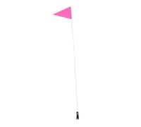 GETAJGHSD Drapeau de de Sécurité Garçon Fille avec Mât de Solide Installation Rapide sans Outil pour Équipes Cyclistes et Signalisation Routière