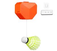 GETAJGHSD Entraîneur de Badminton Solo Électrique Télécommande Ensemble d'Entraînement Volant en Nylon et Ruban Adhésif Outil d'Auto-Apprentissage pour Intérieur et Couleur Aléatoire