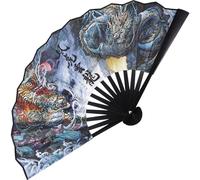 GETAJGHSD Éventail Pliant Vintage en Soie Style Chinois, Accessoire Décoratif Léger et Portable, 1 Pièce, pour Mariage, Fête et Danse, Ventilateur Pliable Classique D'ornement Élégant