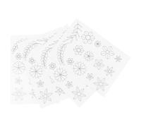 GETAJGHSD Feuilles de Coordonnées pour Quilling en Bois Beige, 4pcs, Design Créatif Résistant à l'usure, Outils de Quilling Papier pour Loisirs Créatifs