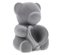 GETAJGHSD Figurine Ours Mignon pour Fleurs Préservées Décoration De Bureau Élégante Et Personnalisable sous Cloche pour Saint-Valentin Et Espaces De Vie