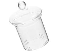 GETAJGHSD Infuseur à Thé en Verre Couvercle 400ml, Passoire à Thé Facile à Nettoyer et Maintien Température, Accessoire pour Théières à Piston