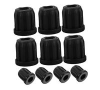 GETAJGHSD Inserts de Douille de Roulette Plastique 10 Pièces, Manchons pour Pieds de Chaise en Bois, Dimensions 7/16 Po Tige Intérieure, Usage pour Chaise d'Ordinateur et Fauteuil