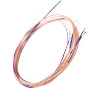 GETAJGHSD Jeu de 4 Cordes de Luth Chinois en Acier pour Pipa, Remplacement Stable Vibrations Solide, pour Apprentissage et Pratique Musicale