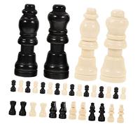GETAJGHSD Jeu d'Échecs Mini en Bois 2 inch pour Garçon et Filles Ensemble de 2 Pièces Accessoires de Plateau Lisse Bavures pour Les Mathématiques Facile à Transporter