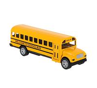 GETAJGHSD Jouet en Alliage Bus Scolaire à Tirer pour Garçon et Filles Modèle Miniature 1 Pcs Jouet Pratique Couleur Vibrante Tout-Petits pour Jeux