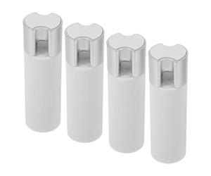 GETAJGHSD Kit 4 Poids Cordon Store Vertical Blanc Poignée Antivol en Plastique pour Stores Enrouleurs et Usage Domestique