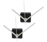 GETAJGHSD Kit de 2 Mécanismes de Mouvement d'Horlogerie Silencieux Design Élégant pour Réparation d'Horloge Domestique