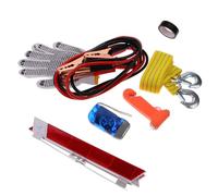 GETAJGHSD Kit D'urgence Automobile 1 Set Outils pour Voiture en Abs et Métal, Trousse Multifonction pour Inspection Véhicule et Assistance Complète en Situation D'urgence