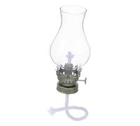 GETAJGHSD Lampe à Pétrole Vintage Base De Lampe Brûleur à Mèche Abat-Jour Tempête pour Maison Et Camping