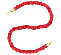 GETAJGHSD Lanière de Sécurité Tressée Rouge pour File d'Attente et Garde-Corps, Adaptée aux Événements et Théâtres en Extérieur