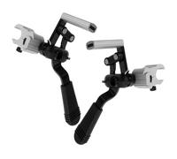 GETAJGHSD Leviers de Frein pour Fauteuil Roulant en Alliage D'aluminium Léger Patins de Frein en Aluminium, Compatibles Universellement pour Tubes de 25mm, Pack de 2 Pièces
