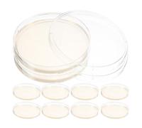 GETAJGHSD Lot de 10 Boîtes de Petri 9 Cm Gélose Nutritive Pré-coulée, Plaques D'agar pour Culture Bactérienne en Laboratoire, Usage Scientifique, Analyse Microbiologique