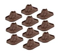 GETAJGHSD Lot de 10 Maquettes de Volcans Soi-même pour Garçon et Filles Modèle Éducatif Compact en Plastique Matériel Scientifique pour Expériences D’éruptions Volcaniques Créatives