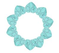 GETAJGHSD Lot de 10 Pierres Naturelles Turquoise de Cœur Polies 20mm Ornement Décoratif Surface Lisse Effet Décoratif pour Maison et Balcon
