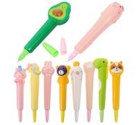 GETAJGHSD Lot de 10 Stylos Gel Multifonctions en Plastique Encre Indélébile, Design Adorable et Toucher Souple, pour Dessiner et Marquer les Choses Importantes Style Plusieurs styles