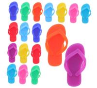 GETAJGHSD Lot De 18 Marqueurs À Vin Avec Ventouses En Silicone Pour Boissons Étiquettes D'Identification Pour Événements Familiaux Bars Et Occasions Festives