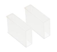 GETAJGHSD Lot de 2 Cuvettes en Verre pour Spectrophotomètre, Longueur de Chemin 30 Mm, Adaptées pour Analyse Spectrale en Laboratoire