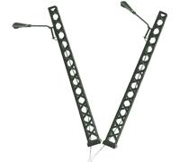 GETAJGHSD Lot de 2 Lampes de Train Miniatures en Acier Inoxydable et Abs, Faciles à Installer, Échelle 1/87, Décoration pour Scène de Bricolage Ferroviaire