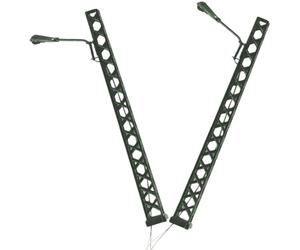 GETAJGHSD Lot de 2 Lampes de Train Miniatures en Acier Inoxydable et Abs, Faciles à Installer, Échelle 1/87, Décoration pour Scène de Bricolage Ferroviaire