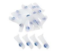 GETAJGHSD Lot de 20 Régulateurs de Débit pour Tuyaux de Perfusion Médicale 2-4 MM Vanne à Galet Blanche Contrôle Précis du Débit pour Usage en Laboratoire et Médical Réglage Fiable des