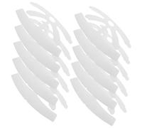 GETAJGHSD Lot de 25 Supports De Casquette De Baseball en Carton Renforts De Bord Inserts De Rangement en Plastique Blanc