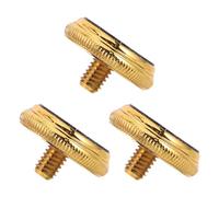 GETAJGHSD Lot de 3 Boutons de Piston de Trompette en Métal Incrustation en Pierre Bleue, Accessoires pour Performances Scéniques, de L'usure et Mise à Niveau Facile