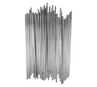 GETAJGHSD Lot de 50 Goupilles en Acier Inoxydable Argenté pour Blocage, Solide et Faciles à Fixer, pour Projets DIY et Accessoires de Crochet