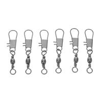 GETAJGHSD Lot de 6 Crochets de Connexion Métalliques pour Cerf-Volant, Fixation Roulement, Petit Format, Accessoire de Remplacement Compatible pour Axes et Moulinets, pour Activités en