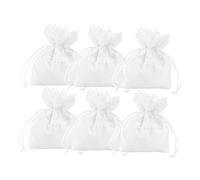GETAJGHSD Lot de 6 Sachets de Mariage en Tissu, Pochette de Mariage Décorative pour Emballage de Bonbons, Présent Merci Élégant pour Fête et Festival